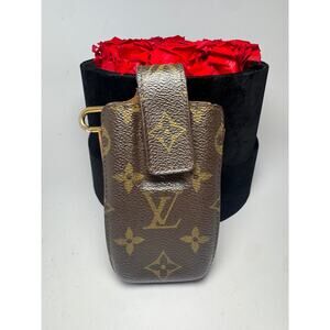 Louis Vuitton Vintage Monogram Phone Case/Holder w/Key Clip